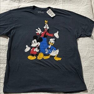 Disney Men's Dark Blue Character Tee